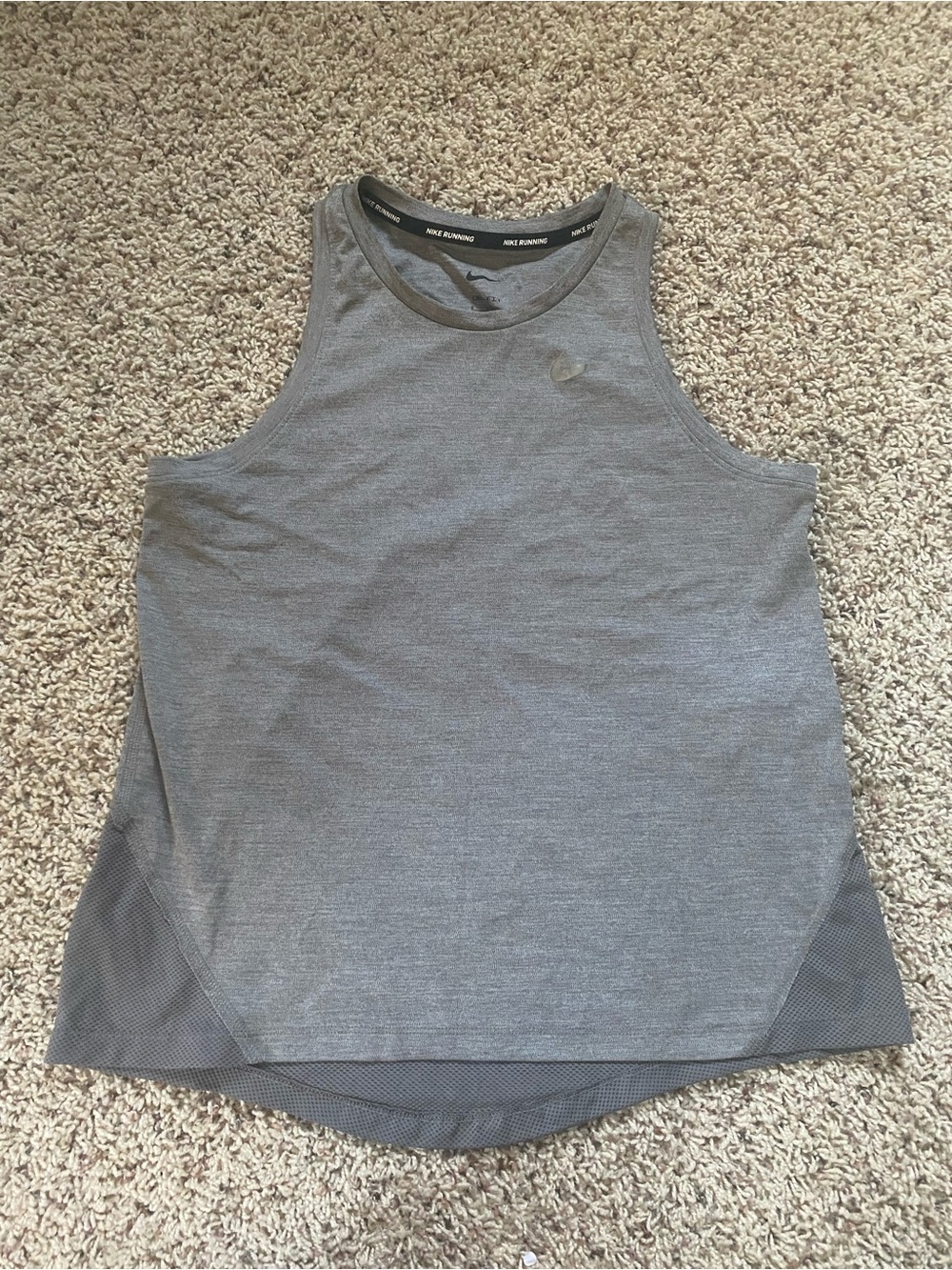 Nike women’s Gray Athletic Tank Top